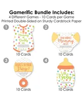 Baby Neutral - 4 Baby Shower Games - 10 Cards Each - Gamerific Bundle