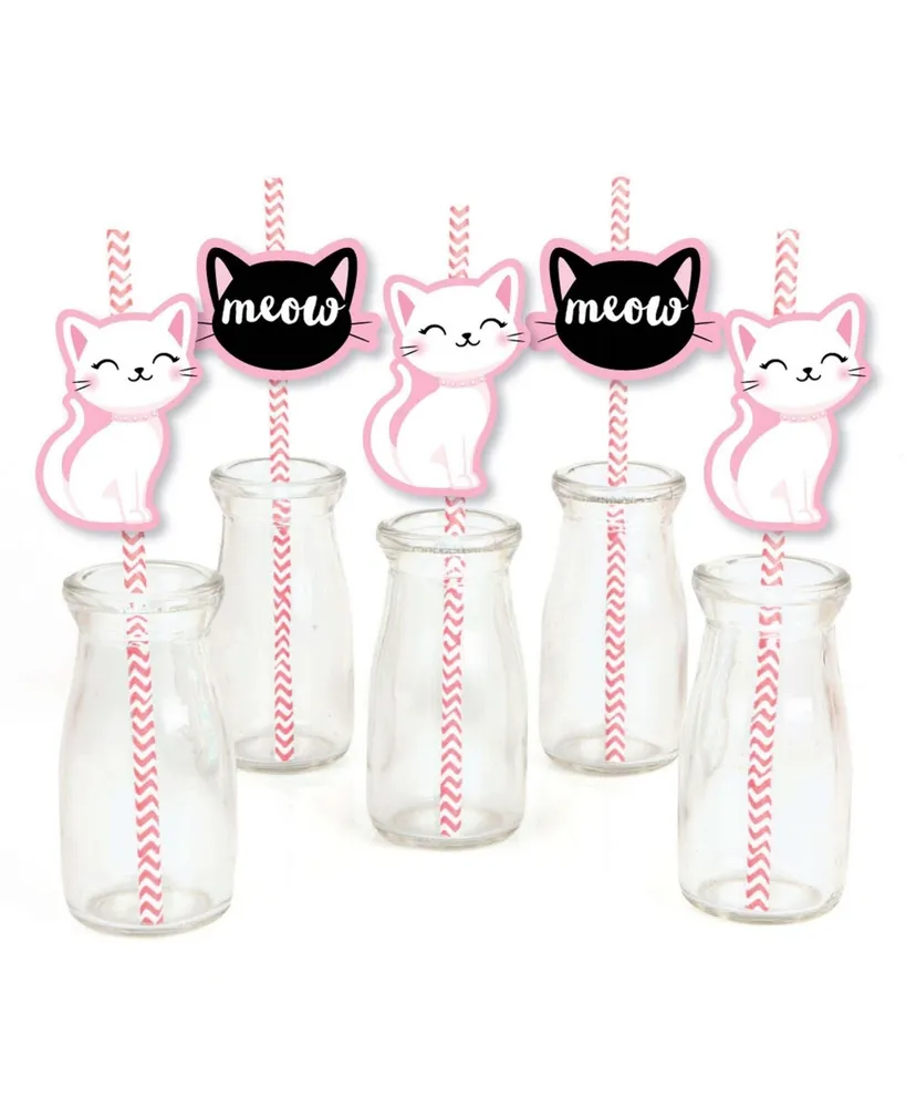 Cat Straw Topper | Straw Buddy | Straw Charm | Straw Decoration