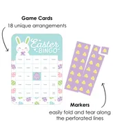 Big Dot of Happiness Spring Easter Bunny Bingo Cards and Markers Happy Easter Party Bingo Game 18 Ct