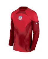 Men's Nike Maroon Usmnt 2022/23 Replica Long Sleeve Goalkeeper Jersey
