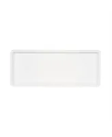 Novelty Manufacturing Countryside Plastic Flower Box Tray, White