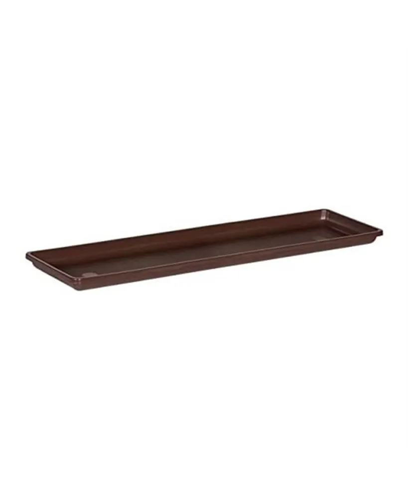 Novelty Countryside Flower Box Tray, Brown- 24"