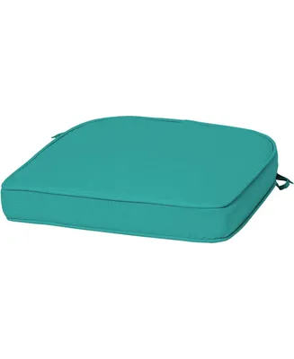 Arden Selections ProFoam Round Back Outdoor Patio Cushion Turquoise