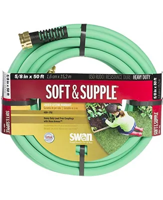 Swan Soft and Supple Easy Coil Water Hose Crush Proof - 50 Ft x .62