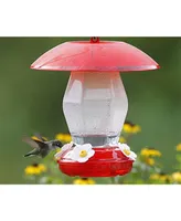 More Birds Hummingbird Feeder Red 20-Oz Nectar Capacity Jubilee