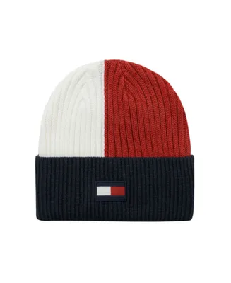 Tommy Hilfiger Men's Cold Weather Color-Blocked Knit Hat