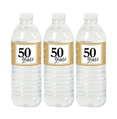 We Still Do - 50th Wedding Anniversary - Water Bottle Sticker Labels - 20 Ct