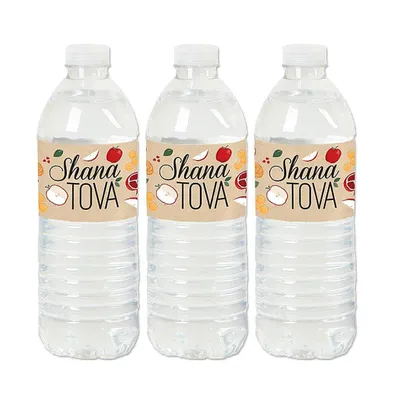 Rosh Hashanah - New Year Water Bottle Sticker Labels - Set of 20
