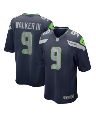 Men's Nike Kenneth Walker Iii College Navy Seattle Seahawks 2022 Nfl Draft Pick Player Game Jersey
