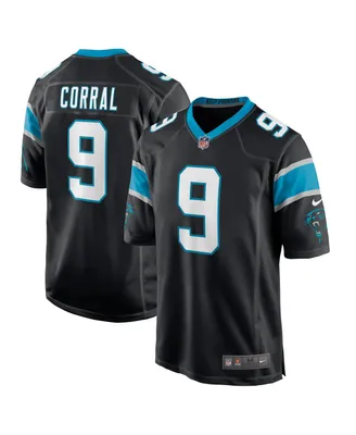 Men's Nike Matt Corral Black Carolina Panthers 2022 Nfl Draft Pick Player Game Jersey