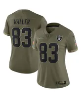 Women's Nike Darren Waller Olive Las Vegas Raiders 2022 Salute To Service Limited Jersey