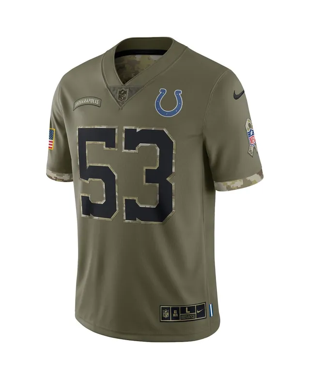 Shaquille Leonard Indianapolis Colts Nike 2022 Salute To Service Limited  Jersey - Olive