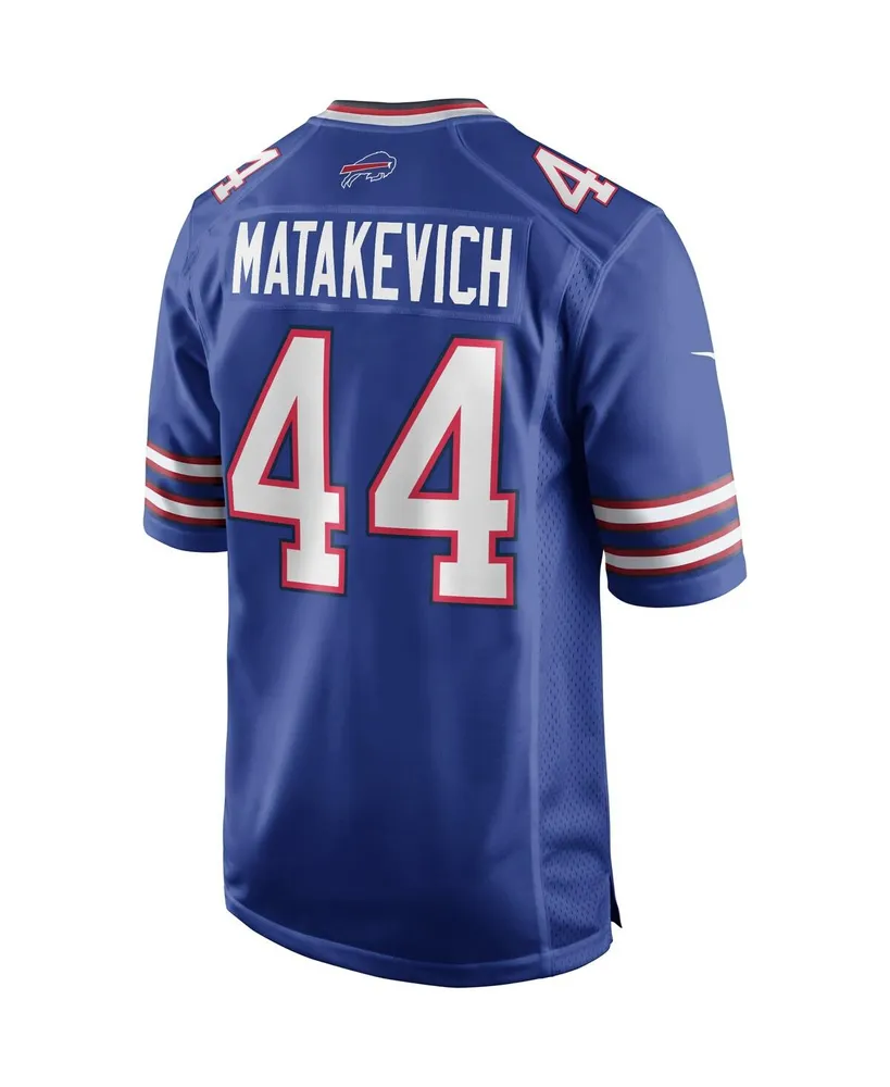 Men's Nike Tyler Matakevich Royal Buffalo Bills Game Player Jersey