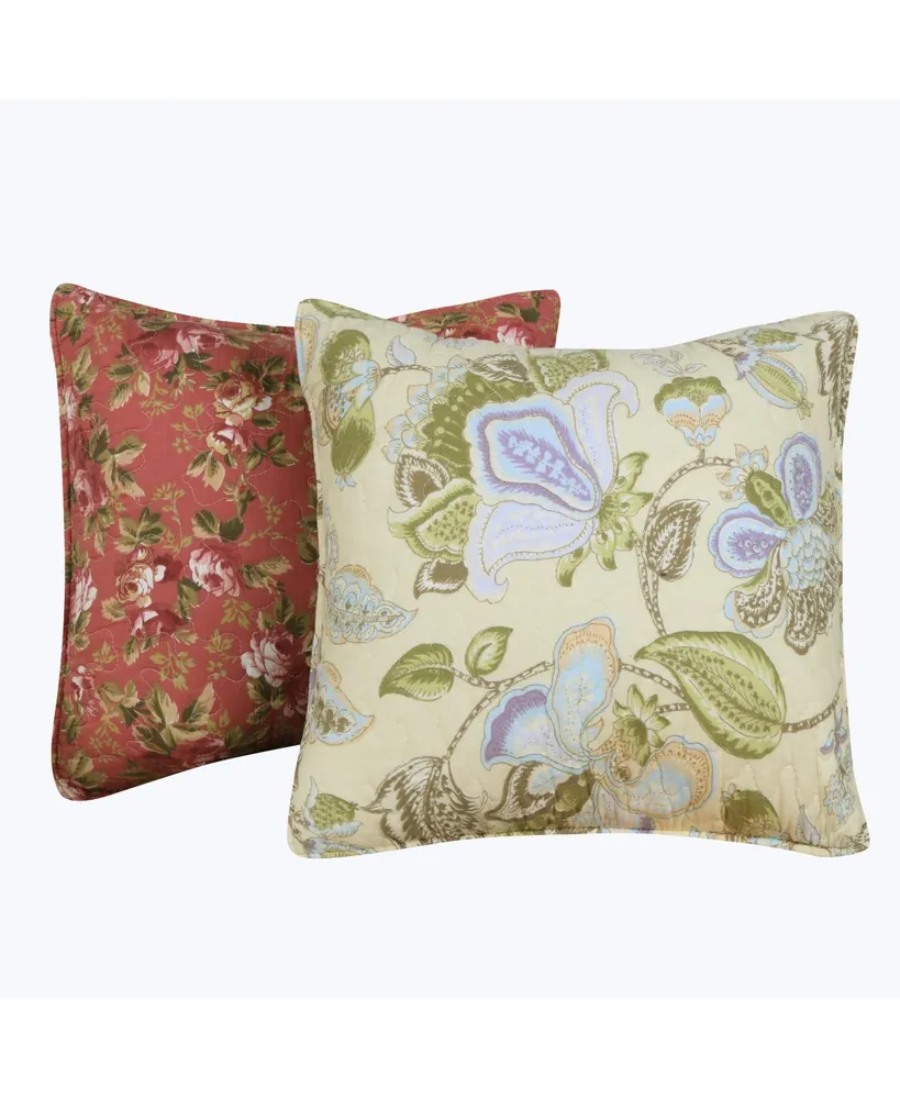 Greenland Home Fashions Floral Decorative Pillow 2-Pack