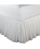 Greenland Home Fashions Cotton Voile 15" Drop Bed Skirt, Queen