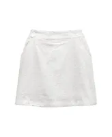 Hope & Henry Women's Organic Cotton Eyelet Skort