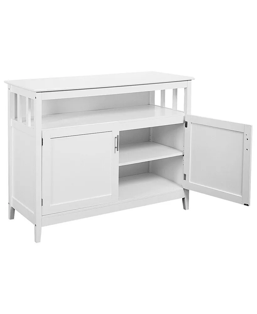 Costway Modern Kitchen Storage Cabinet Buffet Server Table 36" Sideboard