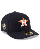 Men's New Era Navy Houston Astros 2022 World Series Side Patch Low Profile 59FIFTY Fitted Hat