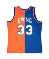 Men's Mitchell & Ness Patrick Ewing Blue