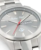 Mathey-Tissot Men's Field Scout Collection Classic Stainless Steel Bracelet Watch, 45mm