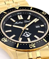 Mathey-Tissot Men's Expedition Collection Three Hand Date Stainless Steel Bracelet Watch