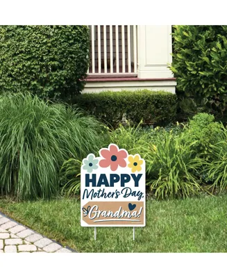 Grandma, Happy Mother's Day - Outdoor Lawn Sign - Yard Sign - 1 Pc