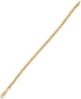 Esquire Men's Jewelry Rope Link Chain Bracelet (4mm), Created for Macy's