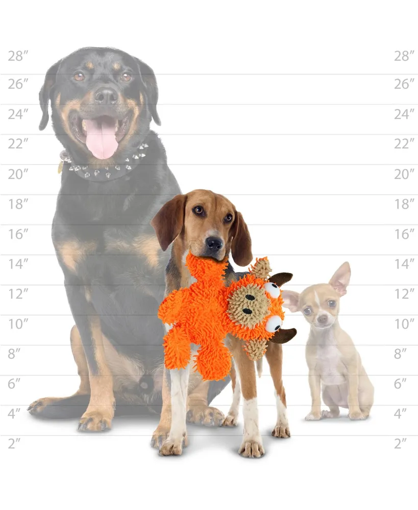 Mighty Microfiber Ball Med Bull Orange, Dog Toy