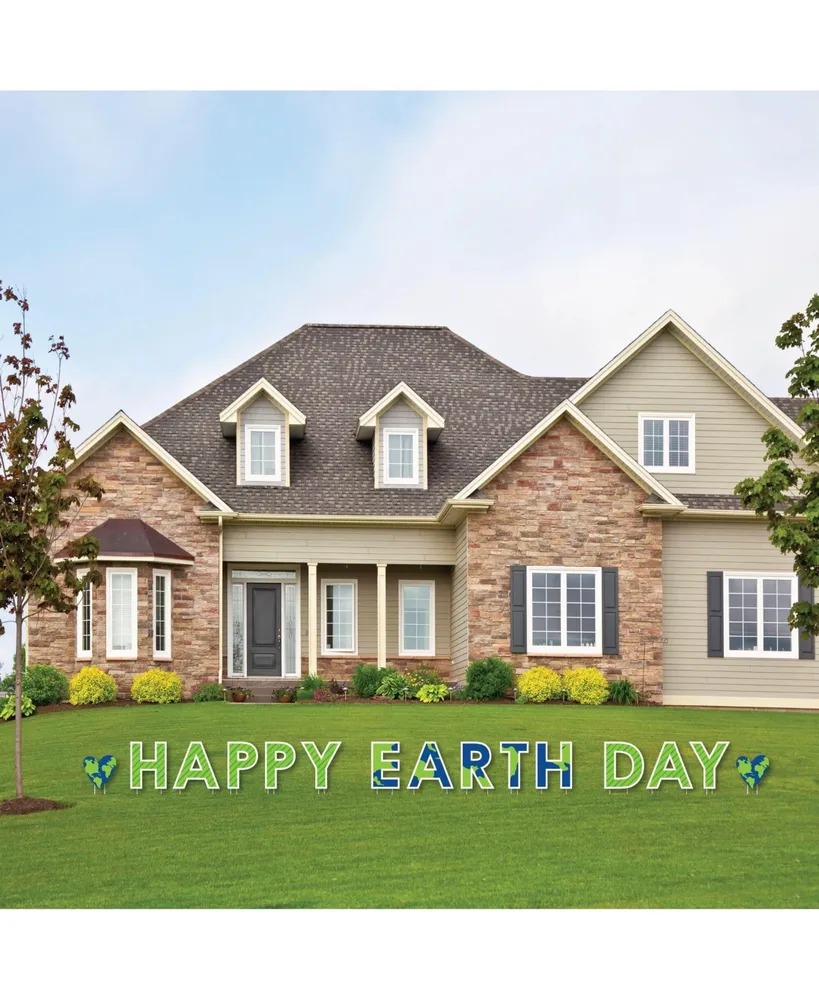 Happy Earth Day - Outdoor Lawn Decor Save the Planet Yard Signs Happy Earth Day