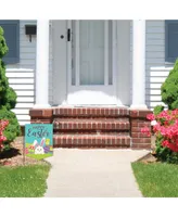 Hippity Hoppity Outdoor Home Decor - Double-Sided Easter Garden Flag 12 x 15.25"