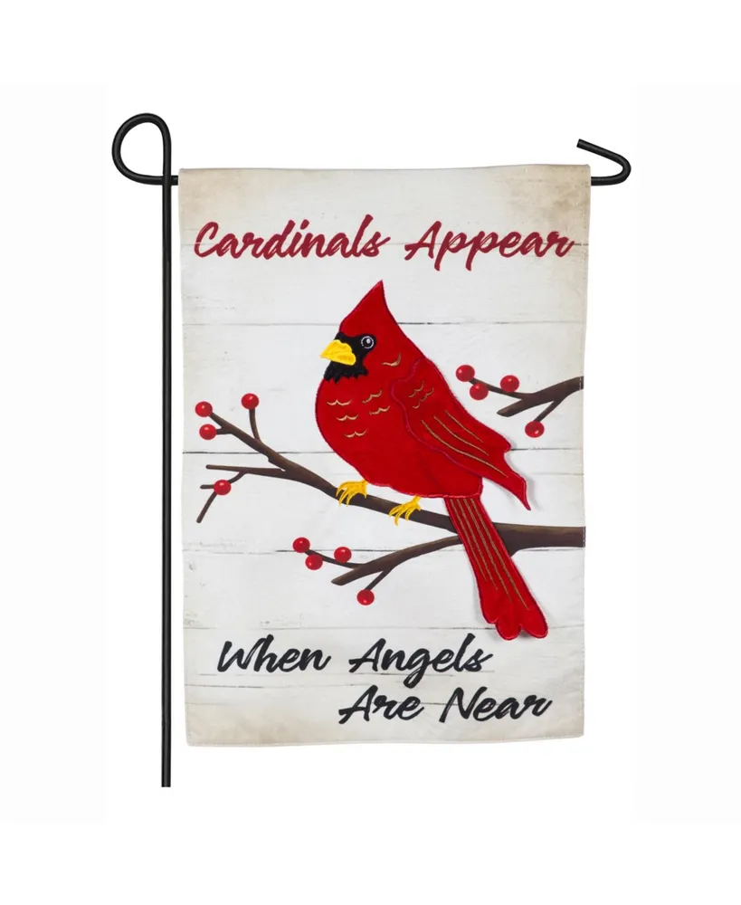 Evergreen Flag When Angels Are Near Garden Linen Flag