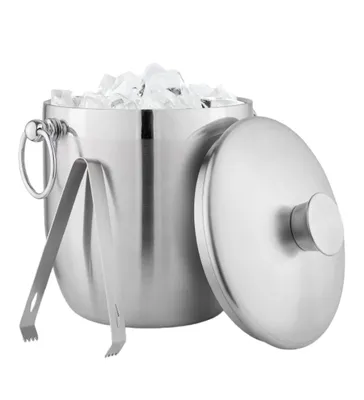 Zulay Kitchen 3 Liter Double-Wall Insulated Ice Bucket For Cocktail Bar