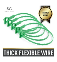 20-Inch Plumbing Snake Drain Clog Remover - 5 Pack