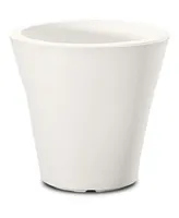 Crescent Garden Madison DoubleWalled Planter 26" Alpine White