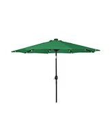 WestinTrends 9 ft. Patio Solar Power Led lights Market Umbrella