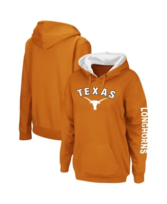 Women's Colosseum Texas Orange Longhorns Loud and Proud Pullover Hoodie