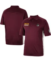 Men's Colosseum Maroon Loyola Chicago Ramblers Oht Military-Inspired Appreciation Snow Camo Polo Shirt