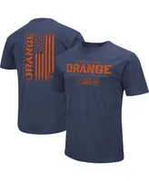 Men's Colosseum Navy Syracuse Orange Oht Military-Inspired Appreciation Flag 2.0 T-shirt