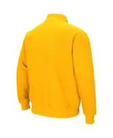 Men's Colosseum Gold Rowan Profs Tortugas Quarter-Zip Sweatshirt