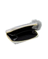 Tiny Treats Silver Mermaid Scale Wallet for Kids