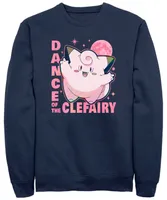 Fifth Sun Men's Clefairy Dance Crew Fleece Pullover Sweatshirt