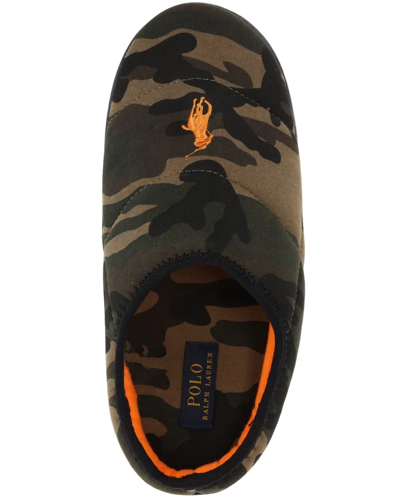 Polo Ralph Lauren Men's Maxon Mule Jersey Camo Slipper