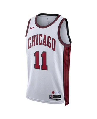 Men's and Women's Nike Demar Derozan White Chicago Bulls 2022/23 City Edition Swingman Jersey