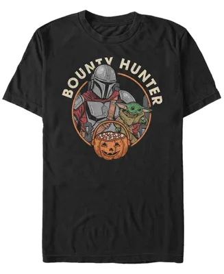 Fifth Sun Men's Star Wars Mandalorian Candy Hunter Short Sleeves T-shirt