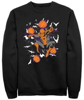 Fifth Sun Men's Marvel Spidey Webs Crew Fleece Pullover