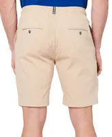 Society of Threads Men's Slim Fit Solid Drawstring Shorts