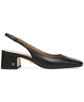 Sam Edelman Terra Snip-Toe Slingback Block-Heel Pumps