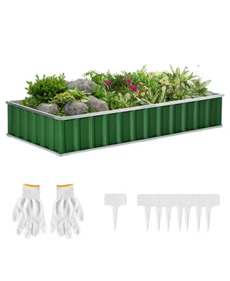 69" x 36" Metal Raised Garden Bed, Diy Planter Box