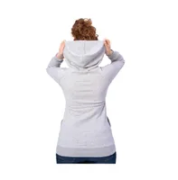 Indigo Poppy Women Zip Up Maternity Hoodie