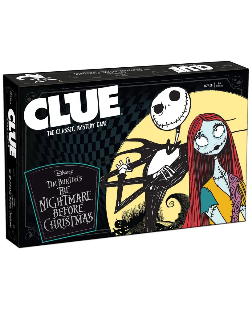 USAopoly Clue Disney Tim Burton's the Nightmare before Christmas Board Game